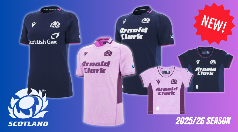 🏴🏉Scotland Rugby 2025/26: Replica Tops for All the Family