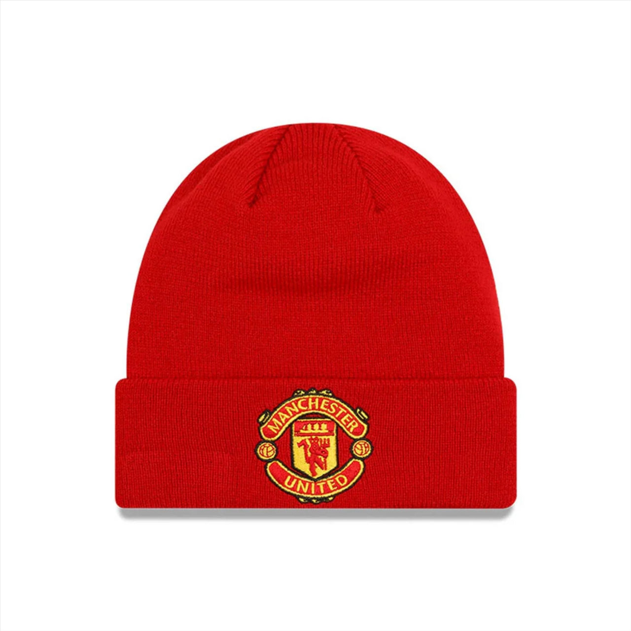 Manchester United FC New Era Core Cuff Beanie Hat | Scarlet | 2024