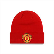 Manchester United FC New Era Core Cuff Beanie Hat | Scarlet | 2024