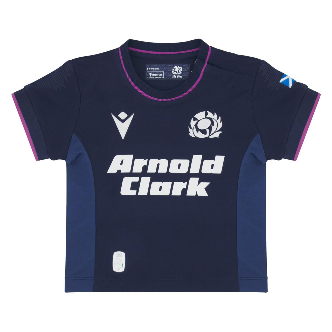 Macron Scotland Rugby Baby Home Replica Shirt | Navy | 2025/26