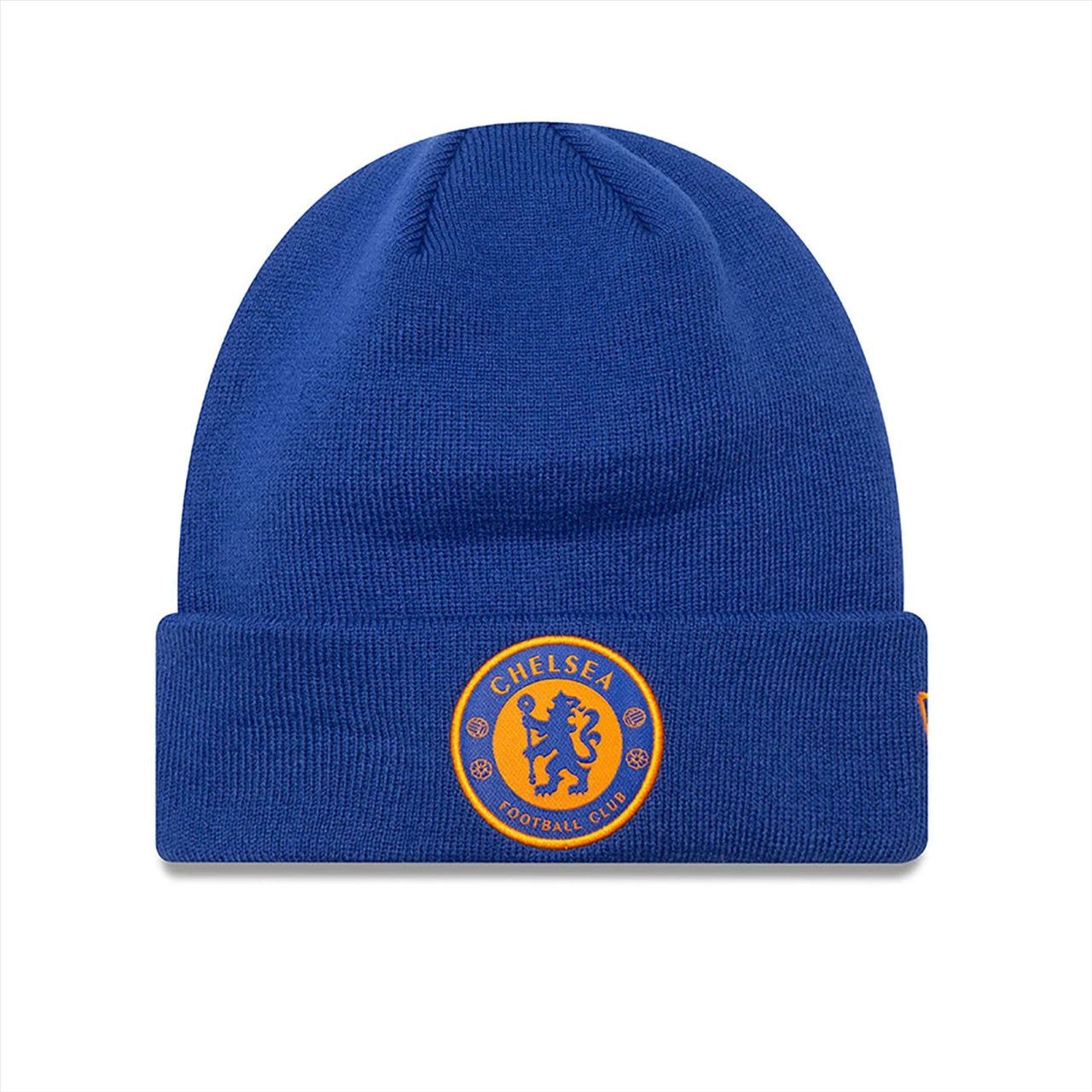Chelsea FC New Era Seasonal Cuff Beanie Hat | Blue/Cool Orange