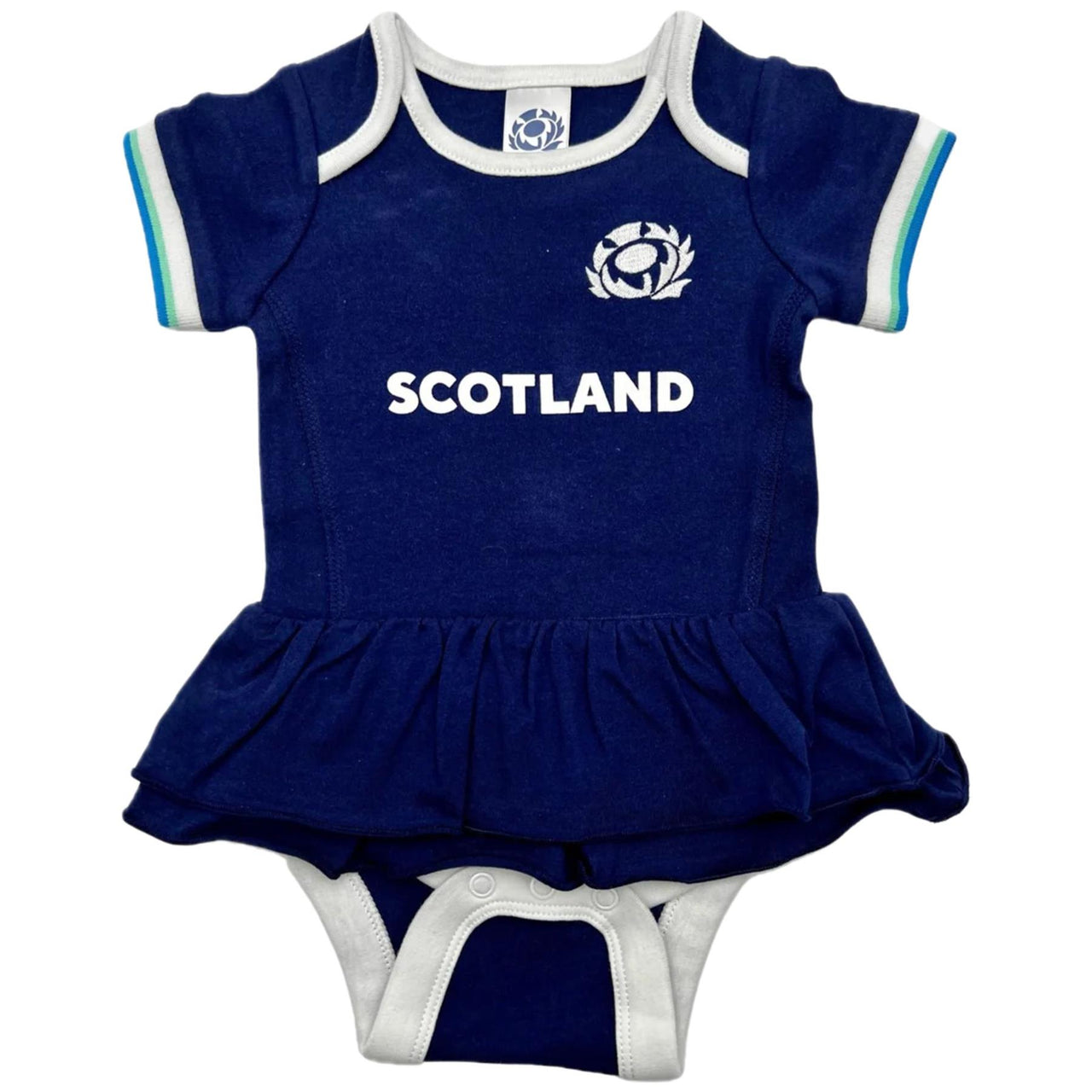 Scotland Rugby Baby Girls Bodysuit Tutu front