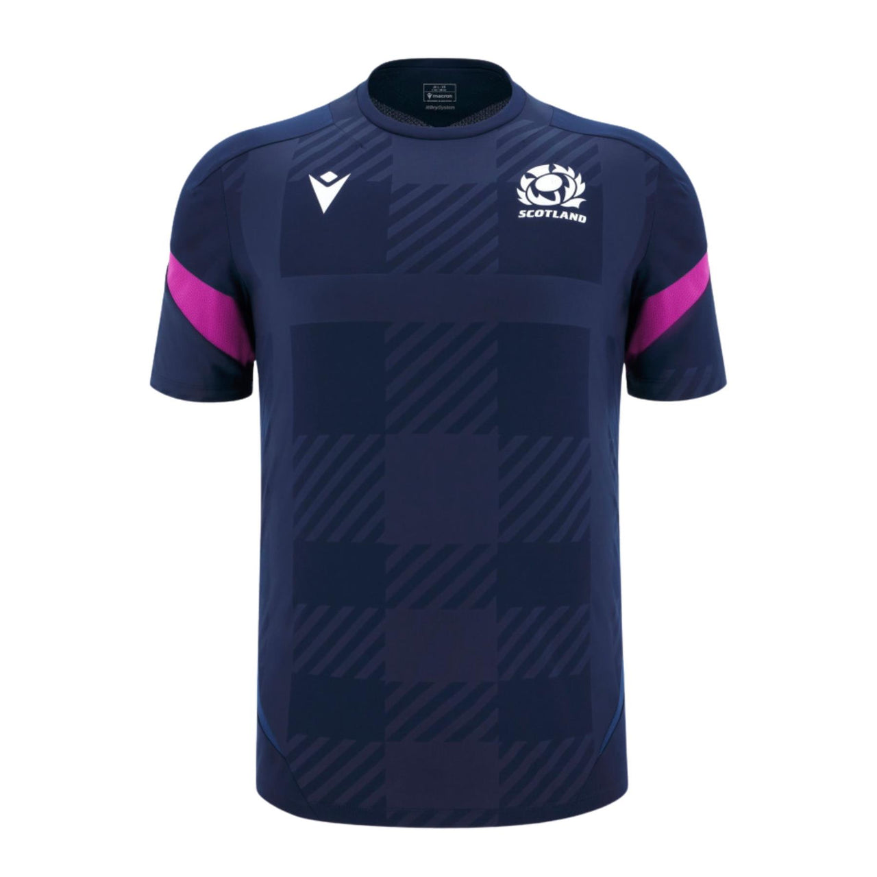 Macron Scotland Rugby Junior Training T-Shirt | Navy | 2025/26