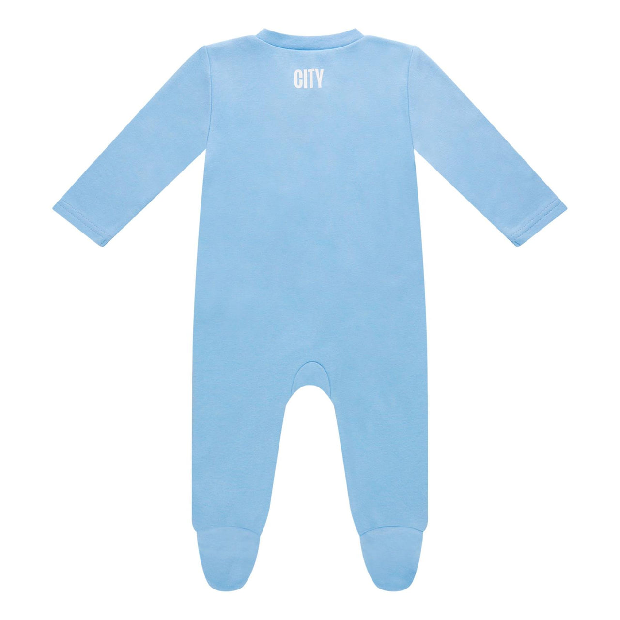 Manchester City FC Baby Kit Home Sleepsuit | 2023/24
