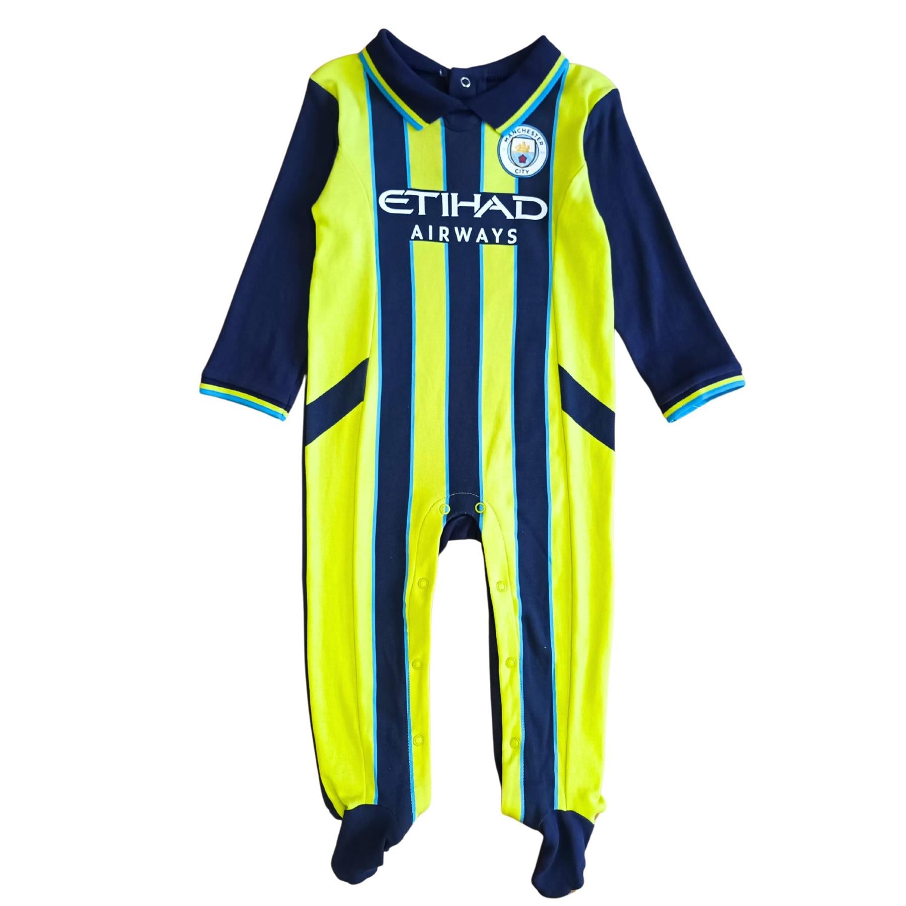 Manchester City FC Baby Kit Away Sleepsuit 2024/25