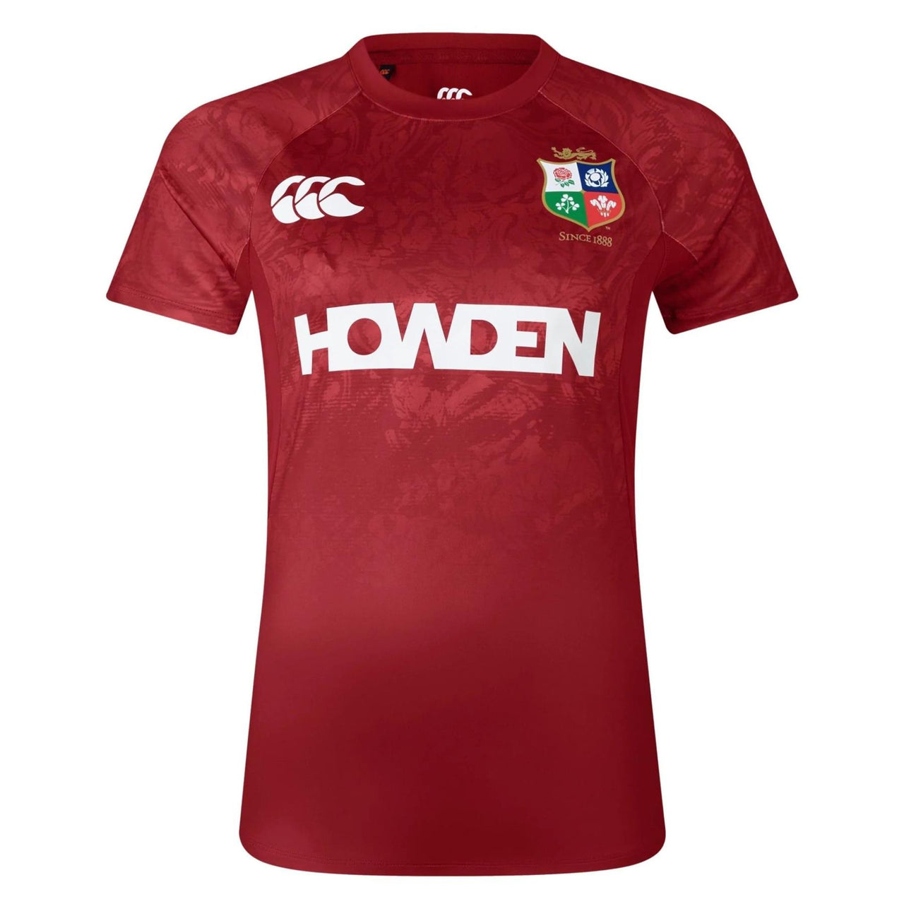 Canterbury British & Irish Lions Rugby Womens Superlight T-Shirt | Red Dahlia | 2025