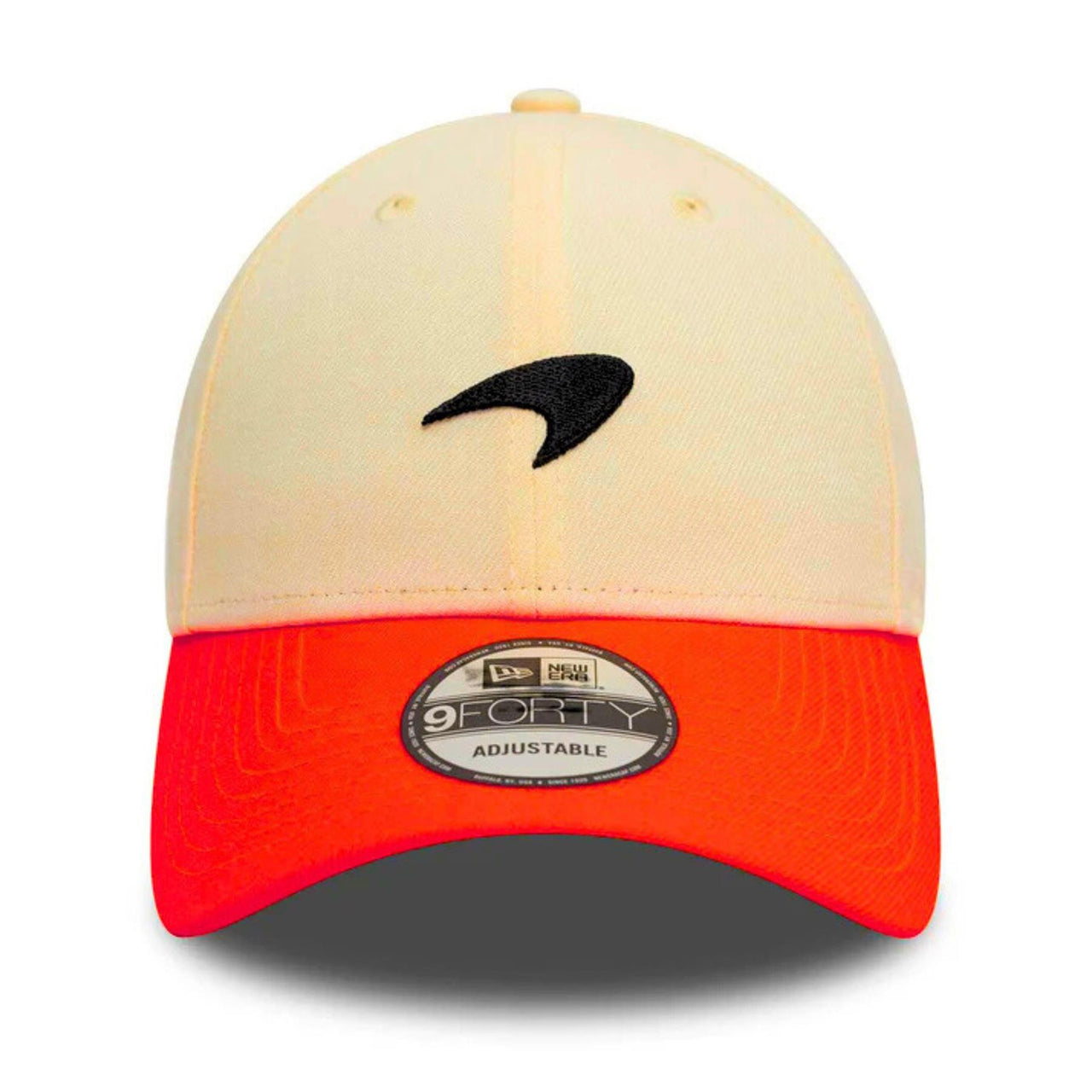 McLaren F1 New Era 9FORTY Contrast Visor Baseball Cap | Cream | 2025