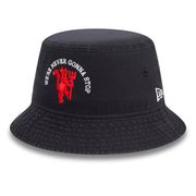 Manchester United FC New Era Game Day Bucket Hat | Navy | 2024