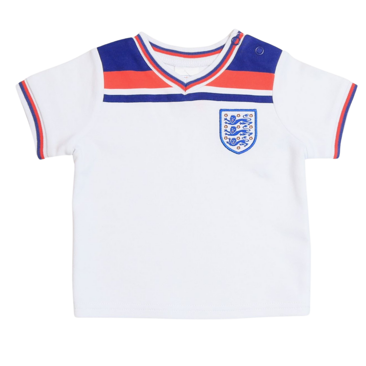 England Football 1982 World Cup Retro Home Baby T-Shirt & Shorts Set