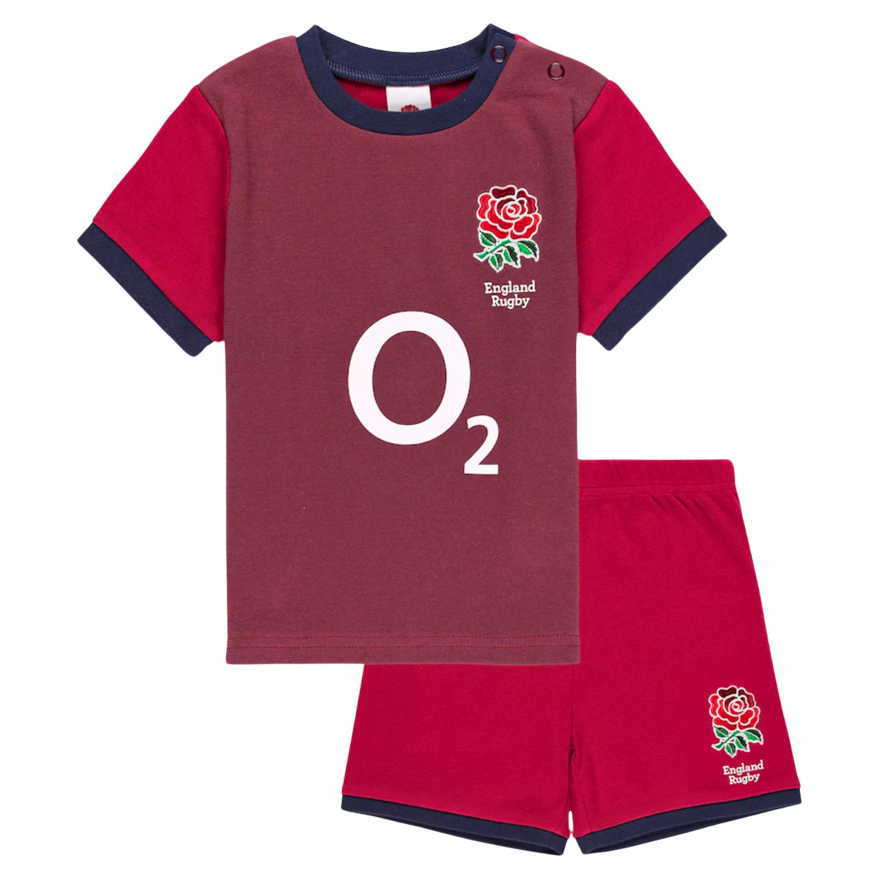 England Rugby Baby/Toddler Alternate T-Shirt & Shorts Set | Red | 2024/25