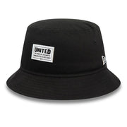 Manchester United FC New Era Stitch Patch Bucket Hat | Black | 2024