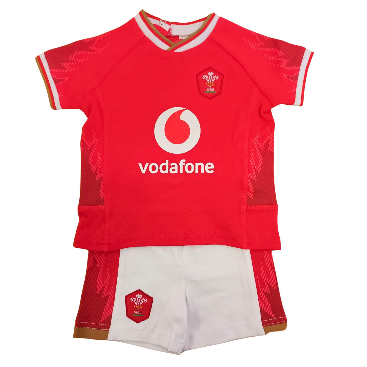 Wales Rugby Baby/Toddler Home T-Shirt & Shorts Set | Red | 2024/25