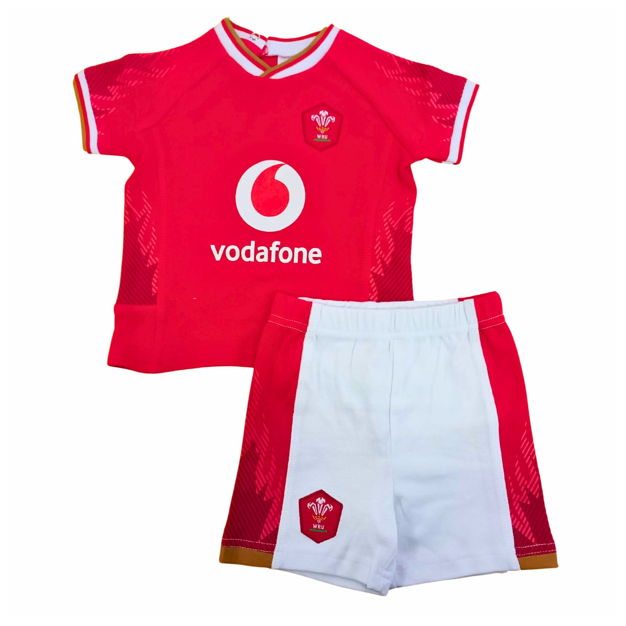 Wales Rugby Baby/Toddler Home T-Shirt & Shorts Set | Red | 2024/25