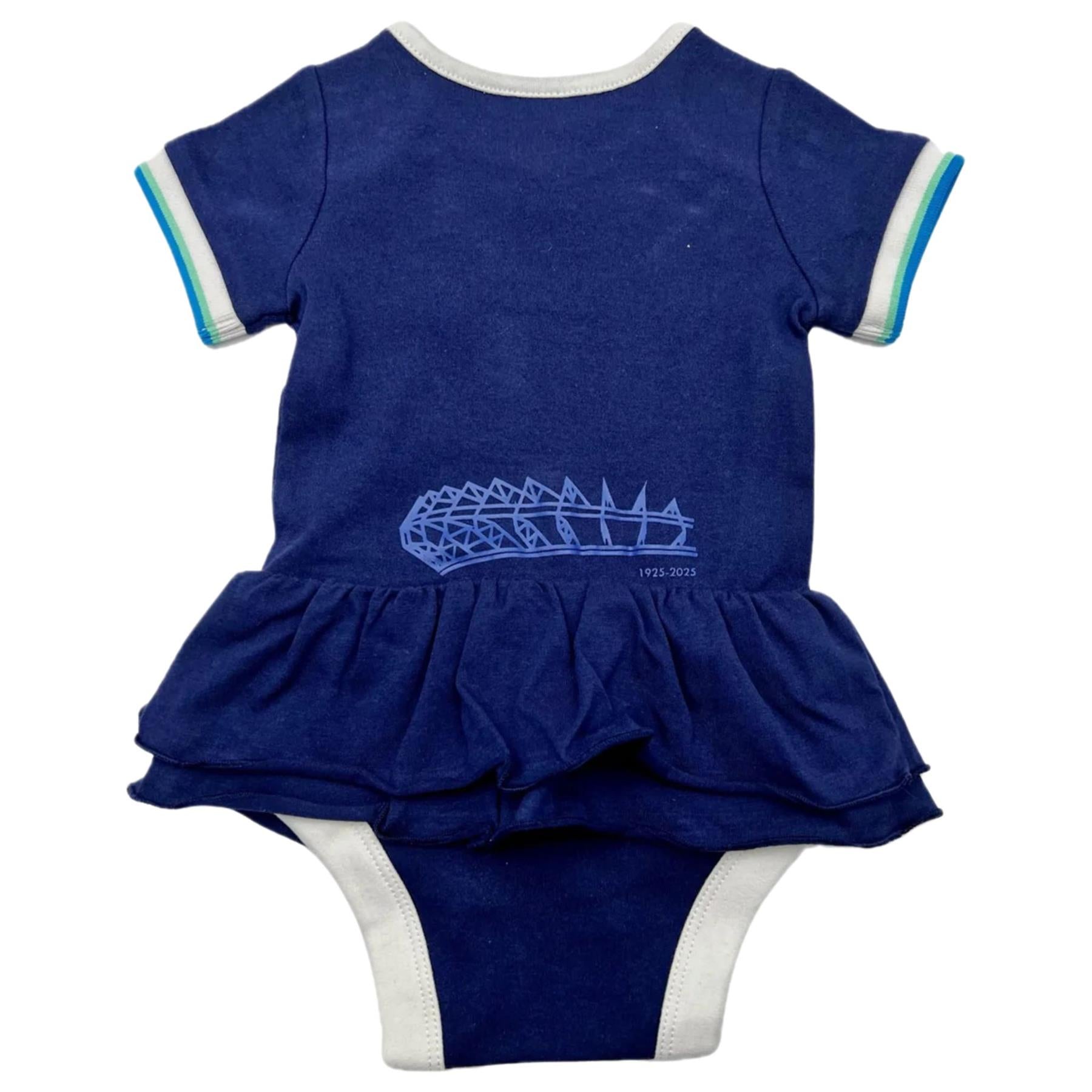 Scotland Rugby Baby Girls Bodysuit Tutu back