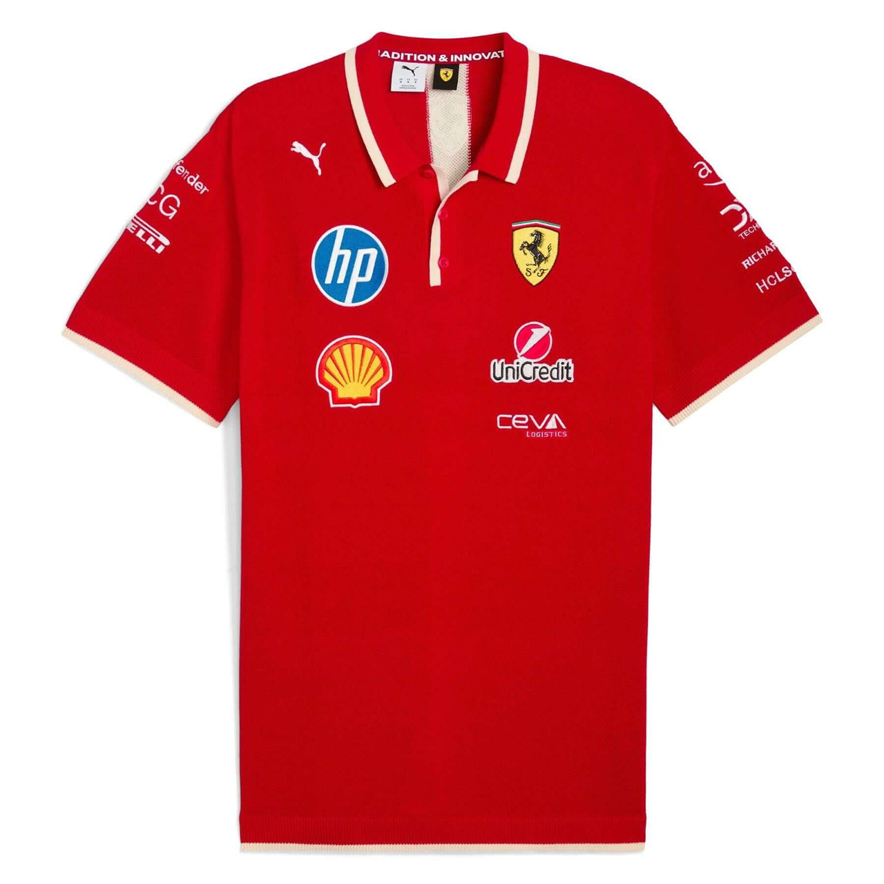 Scuderia Ferrari F1 Puma Men's China Grand Prix Team Polo Shirt front