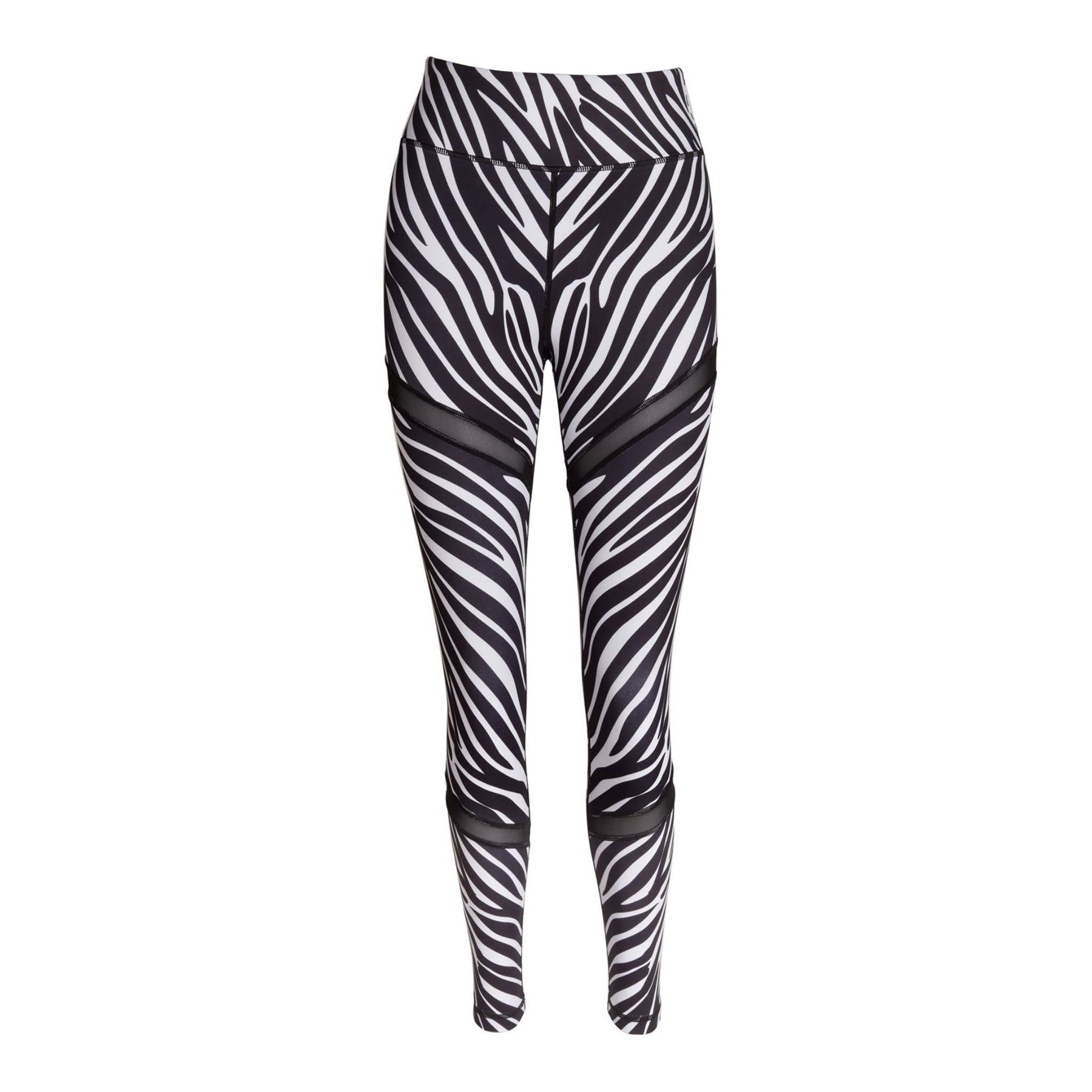Blossom Yoga Africa Dream Zebra Print Leggings