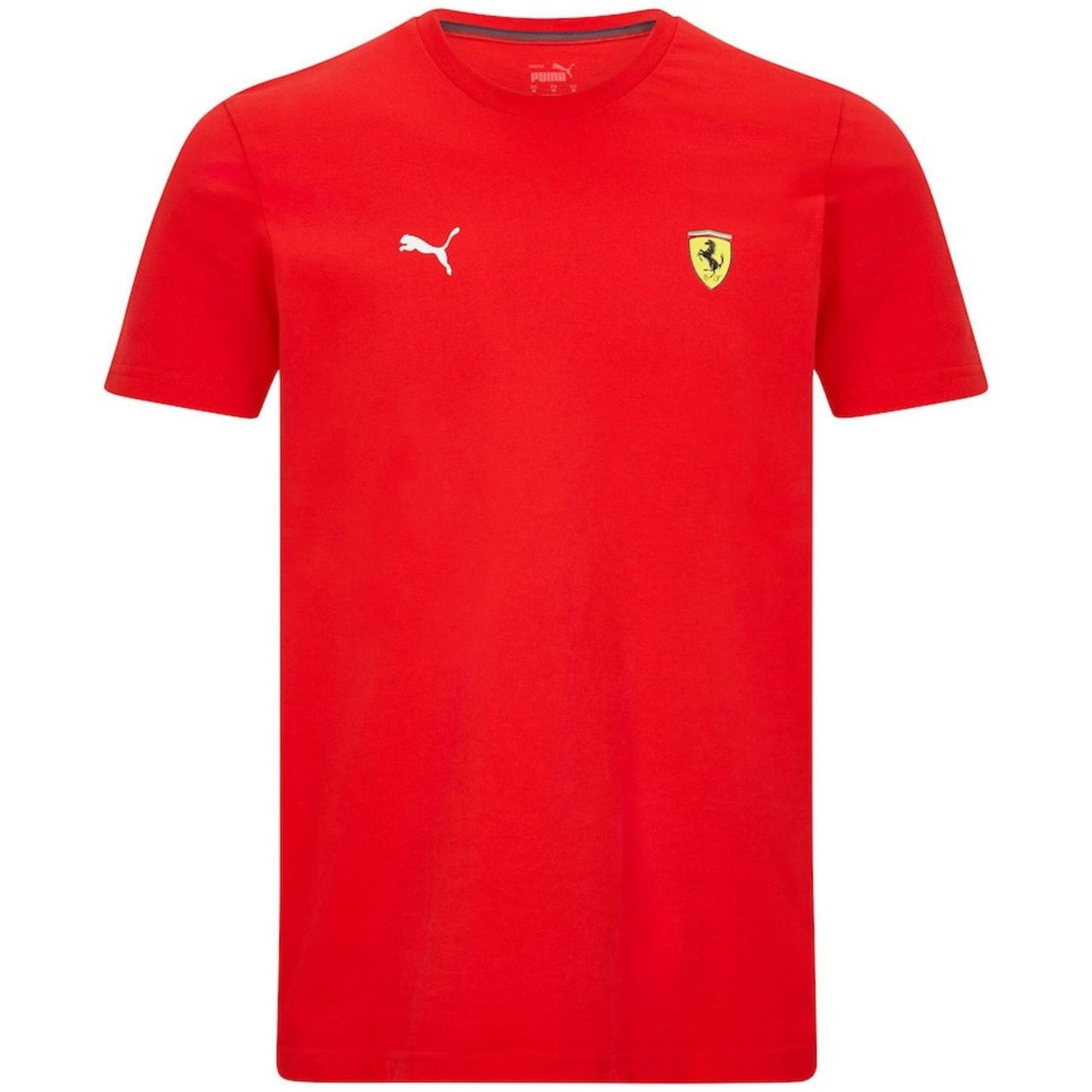 Scuderia Ferrari Puma Mens Small Shield T-Shirt | Red | 2022