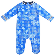 England Football 1990 World Cup Retro Third Kit Baby Sleepsuit