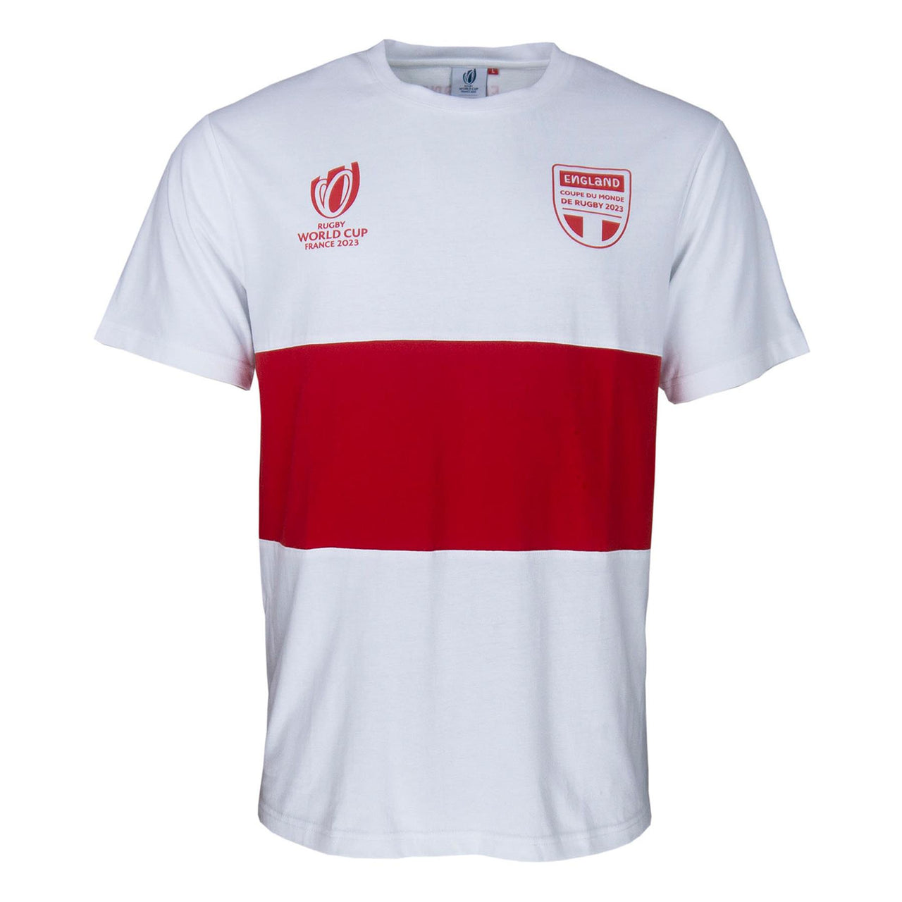 Rugby World Cup 2023 Men's England Rugby Stripe T-Shirt
