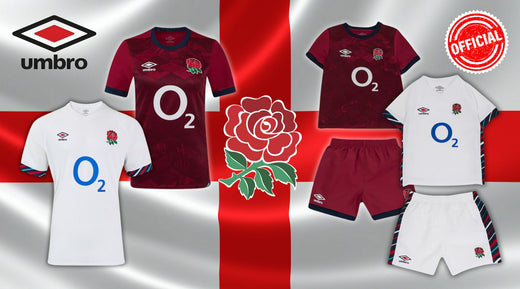 The Perfect Christmas Gift for England Rugby Fans of All Ages - The 2024/25 Official Umbro Replica Shirts and mini kits