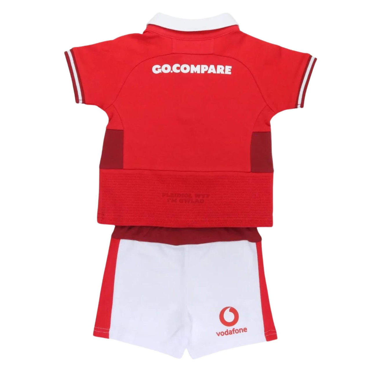 Wales WRU Rugby Baby/Toddler Home T-Shirt & Shorts Set | Red | 2023/24