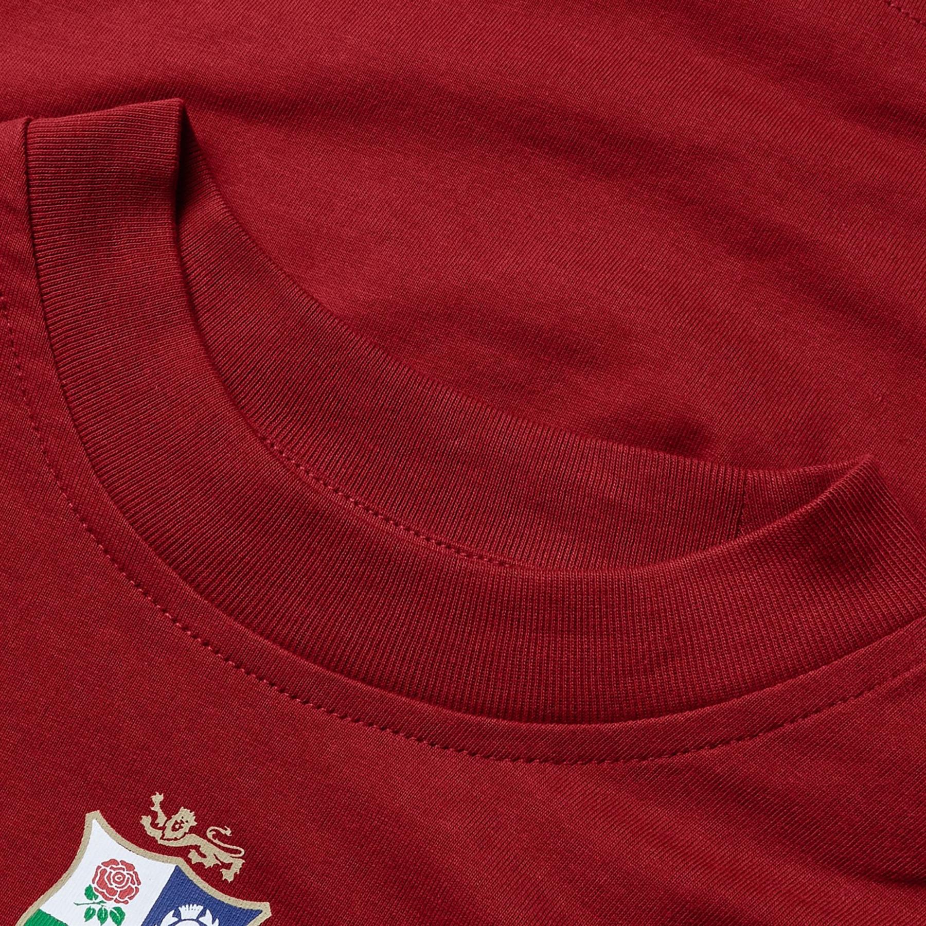 Canterbury British & Irish Lions Rugby Little Lions T-Shirt | Red | 2025