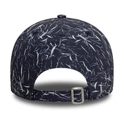 Chelsea FC New Era 9Forty Crinkle AOP Baseball Cap | Adult | Grey | 2024