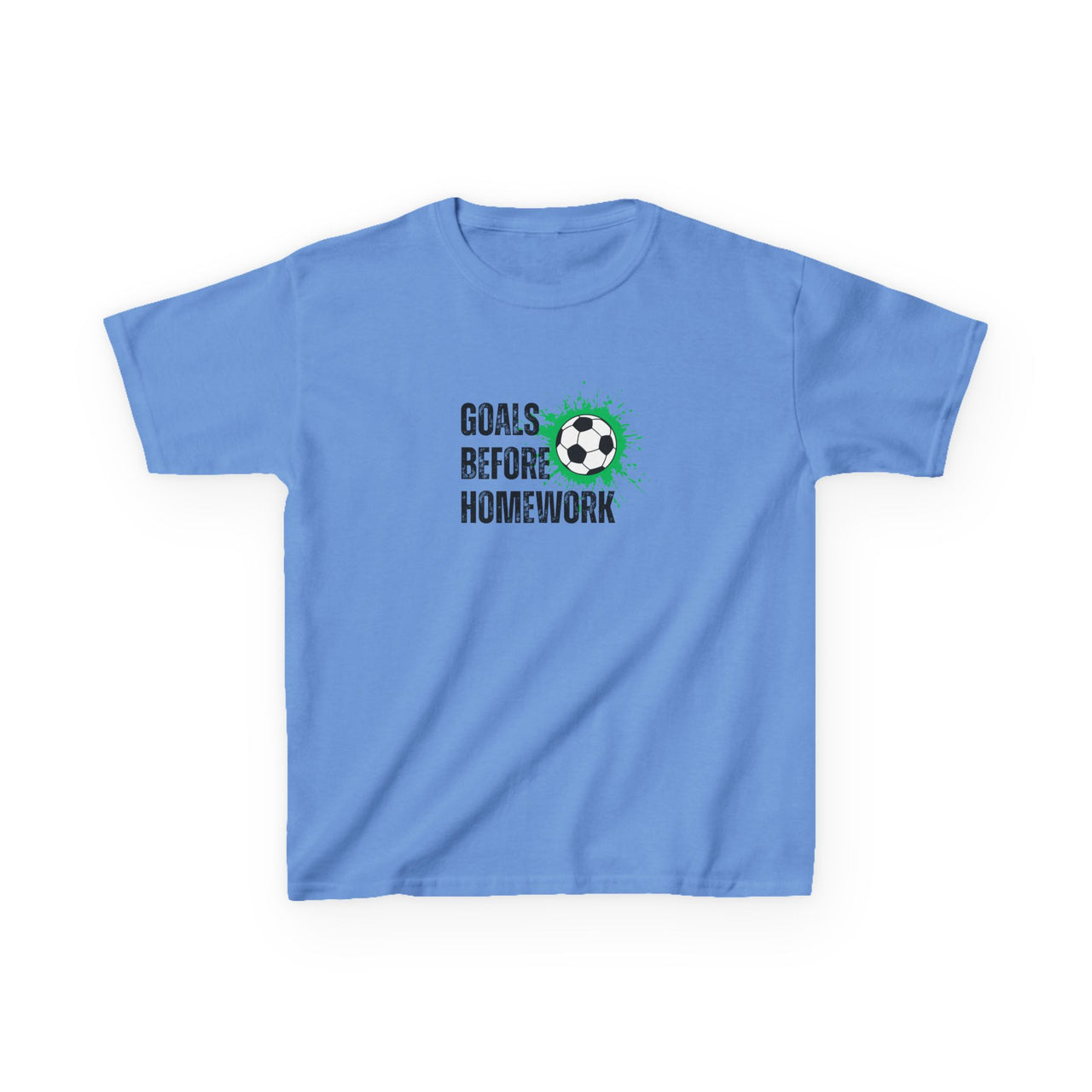 Goals Before Homework Junior T-Shirt | Green
