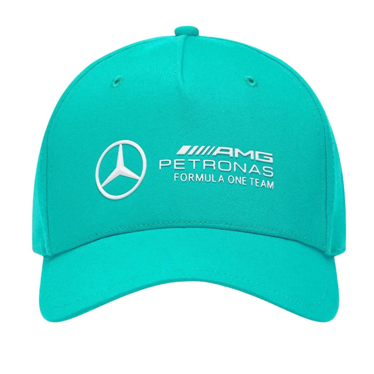 Mercedes AMG Petronas F1 Adult Large Logo Cap | Real Teal | 2024