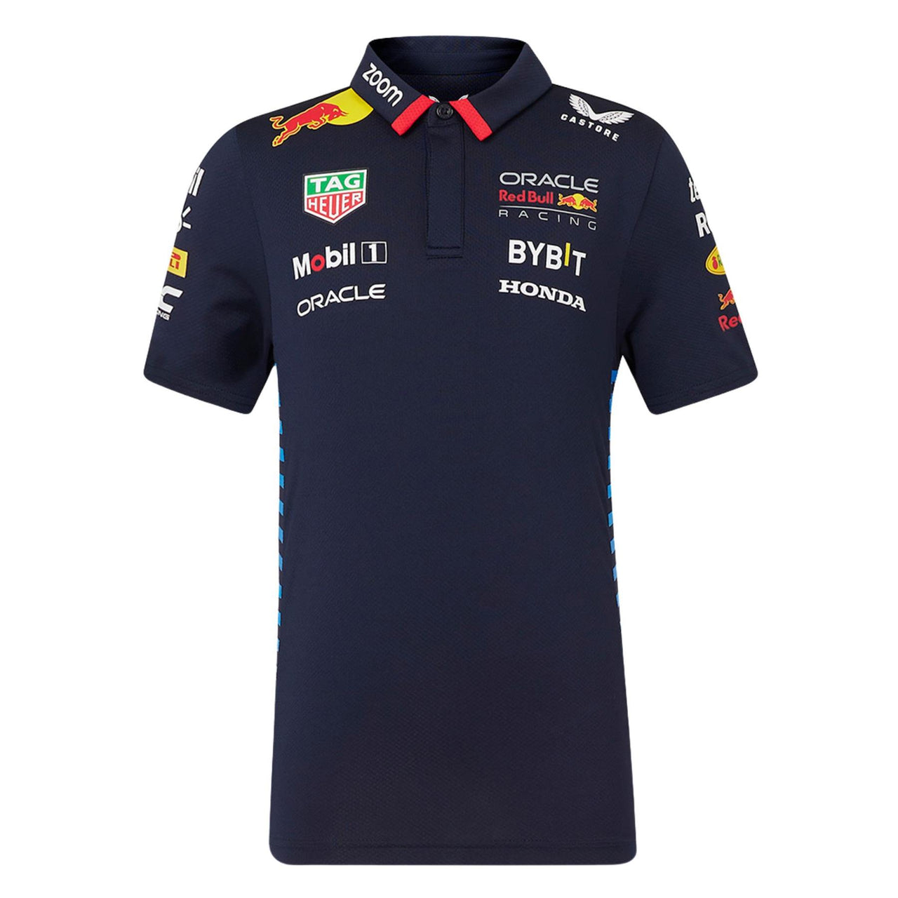Oracle Red Bull Racing F1 Kid's Replica Team Polo Shirt | Navy | 2024