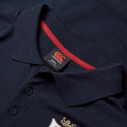 Canterbury British & Irish Lions Rugby Mens Pique Polo Shirt | Navy | 2025