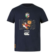 Canterbury British & Irish Lions Rugby Little Lions T-Shirt | Navy | 2025