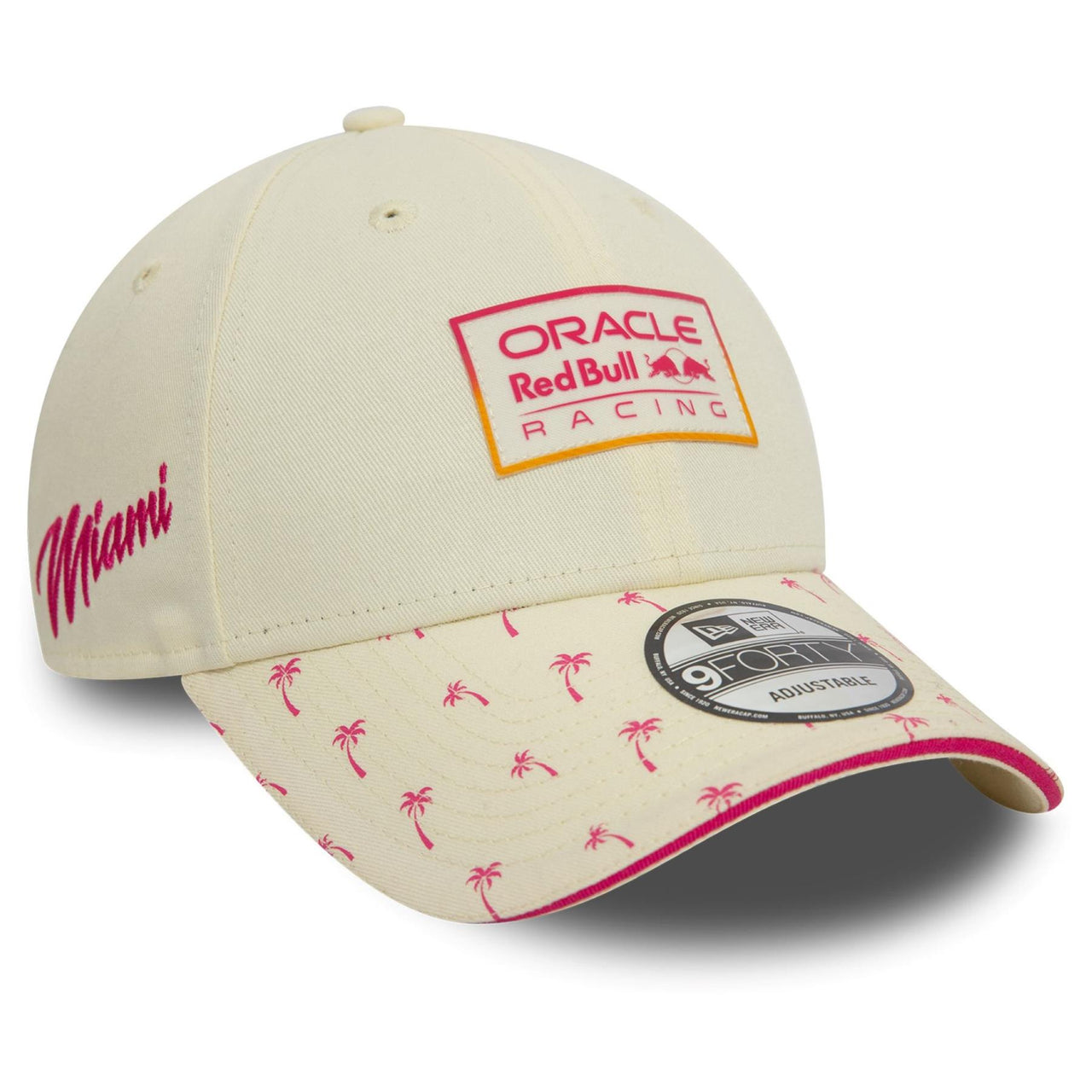 Oracle Red Bull Racing F1 9FORTY Miami GP Special Edition Baseball Cap | New Era | Off White | Adult | 2024