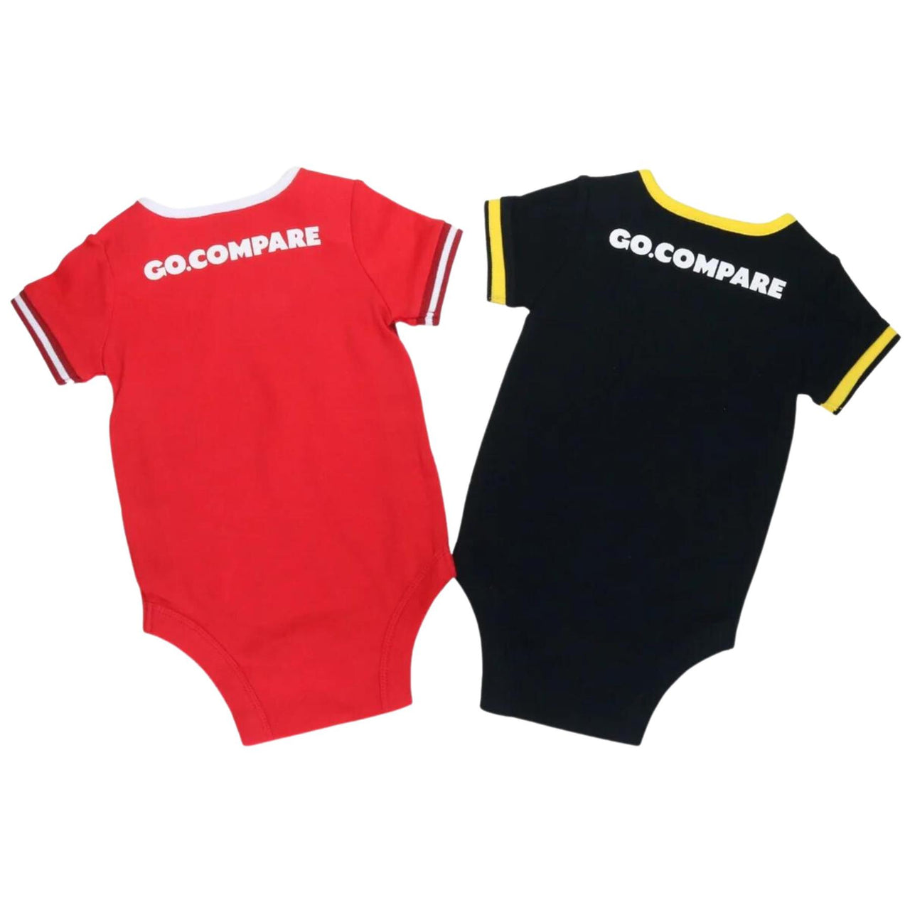 Wales WRU Rugby Baby 2 Pack Bodysuits | Red/Black | 2023/24