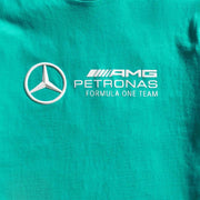 Mercedes AMG Petronas Men's Large Logo T-shirt | Real Teal | 2024