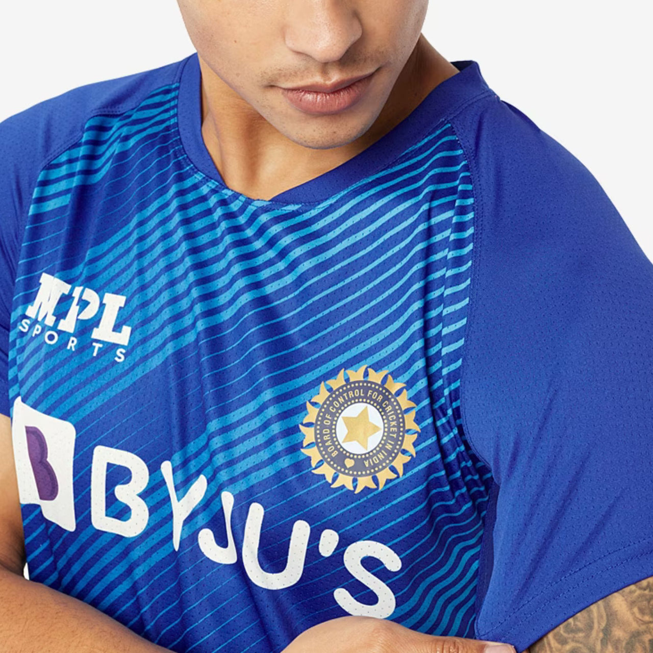 MPL Team India Cricket Training Top | Blue | 2022