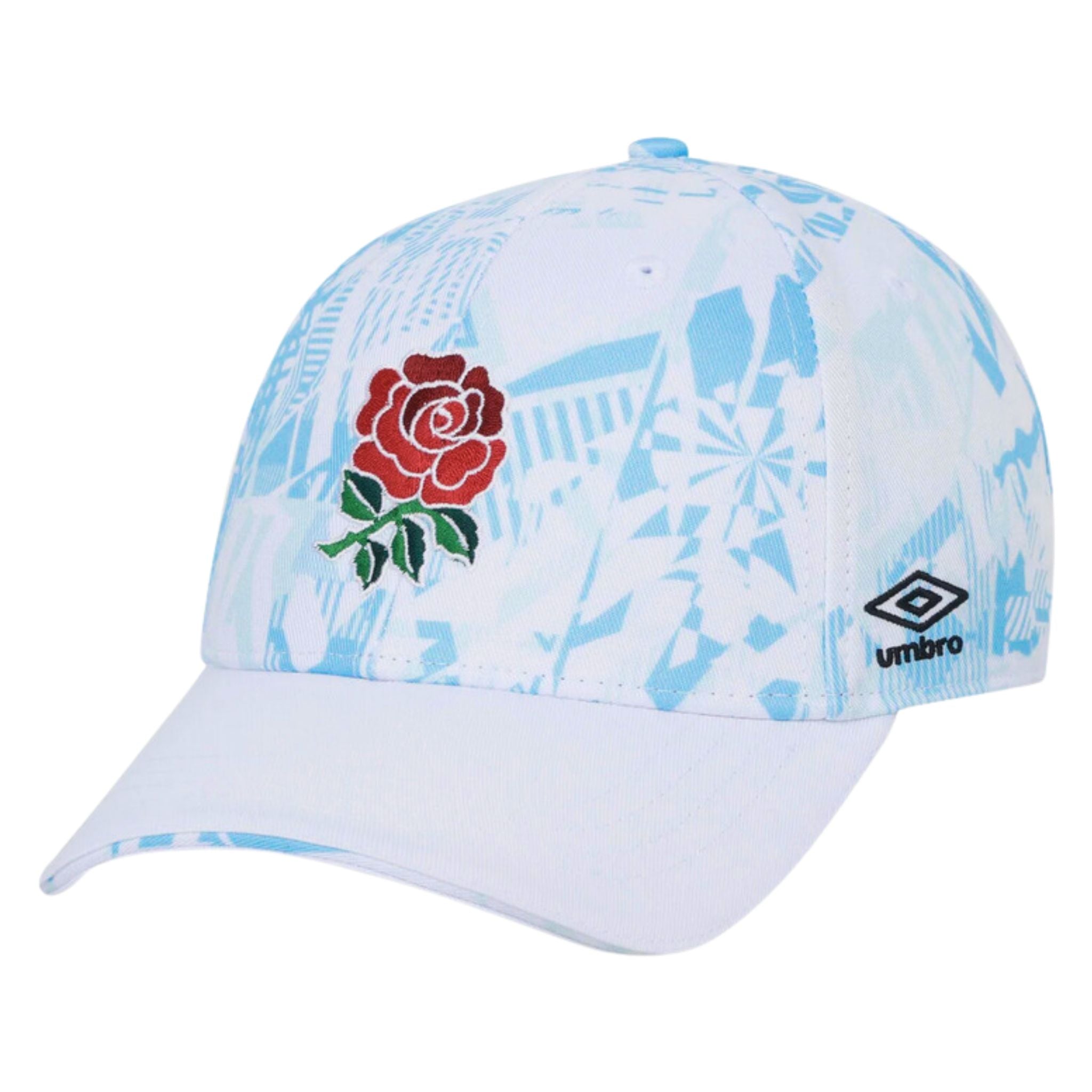 Umbro England Rugby Matchday Baseball Cap White 2024 25