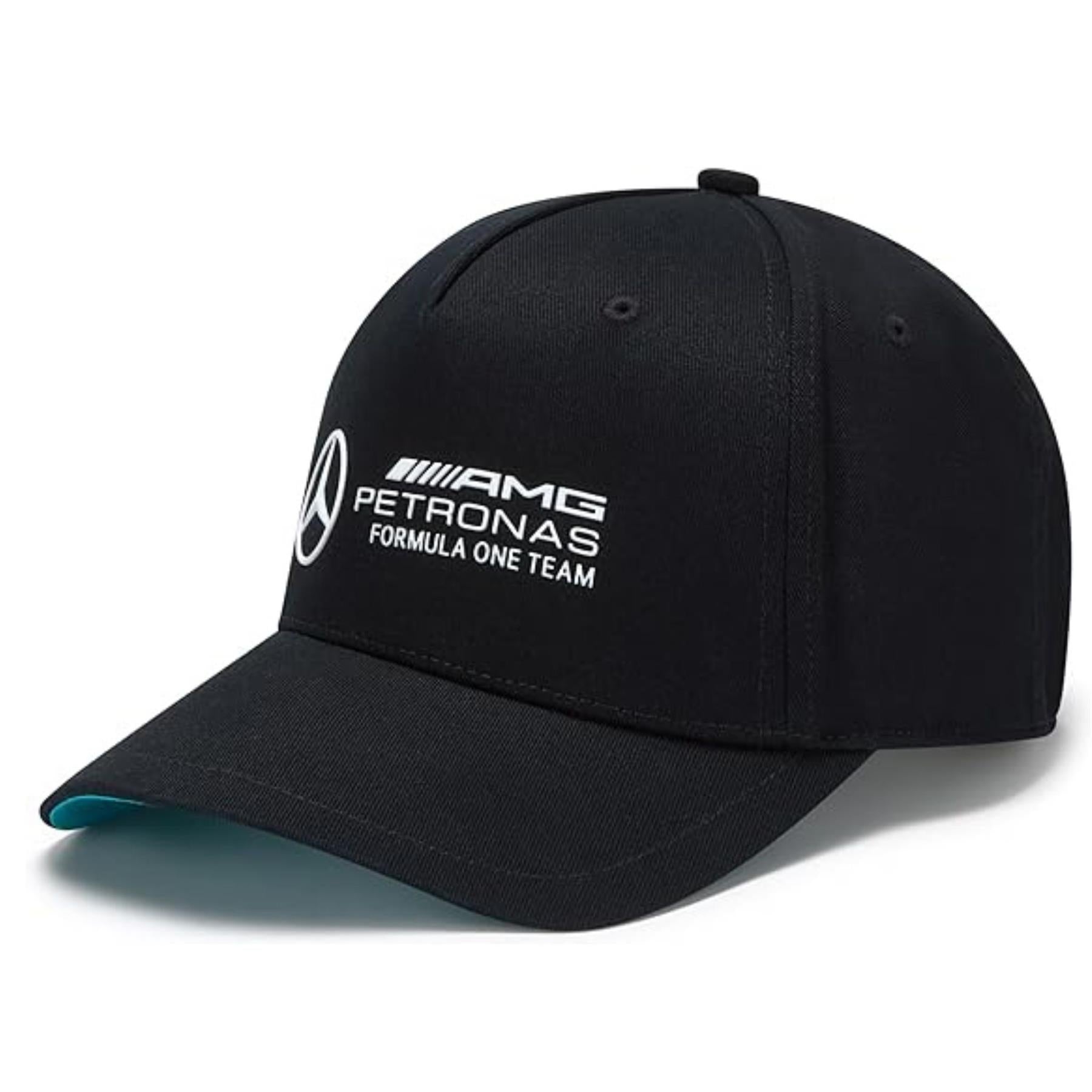 Mercedes AMG Petronas F1 Adult Large Logo Cap Black 2024