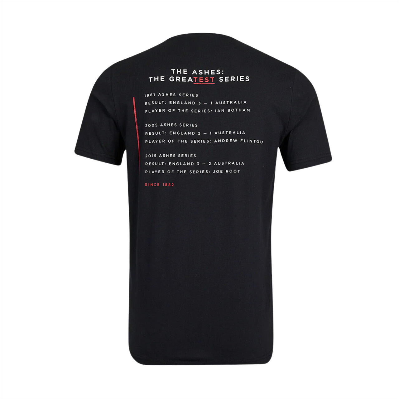 England Cricket The Ashes Men's GreaTEST T-Shirt | Black