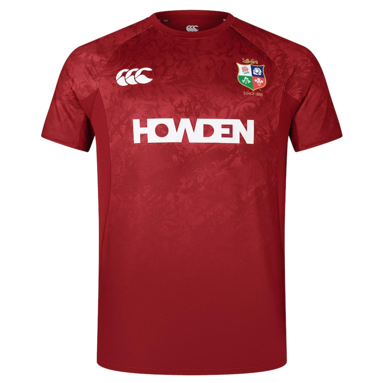 Canterbury British & Irish Lions Rugby Mens Superlight T-Shirt | Red Dahlia | 2025