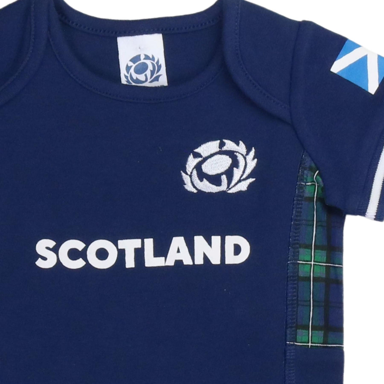 Scotland Rugby Baby 2 Pack Bodysuits | Navy/White | 2023/24