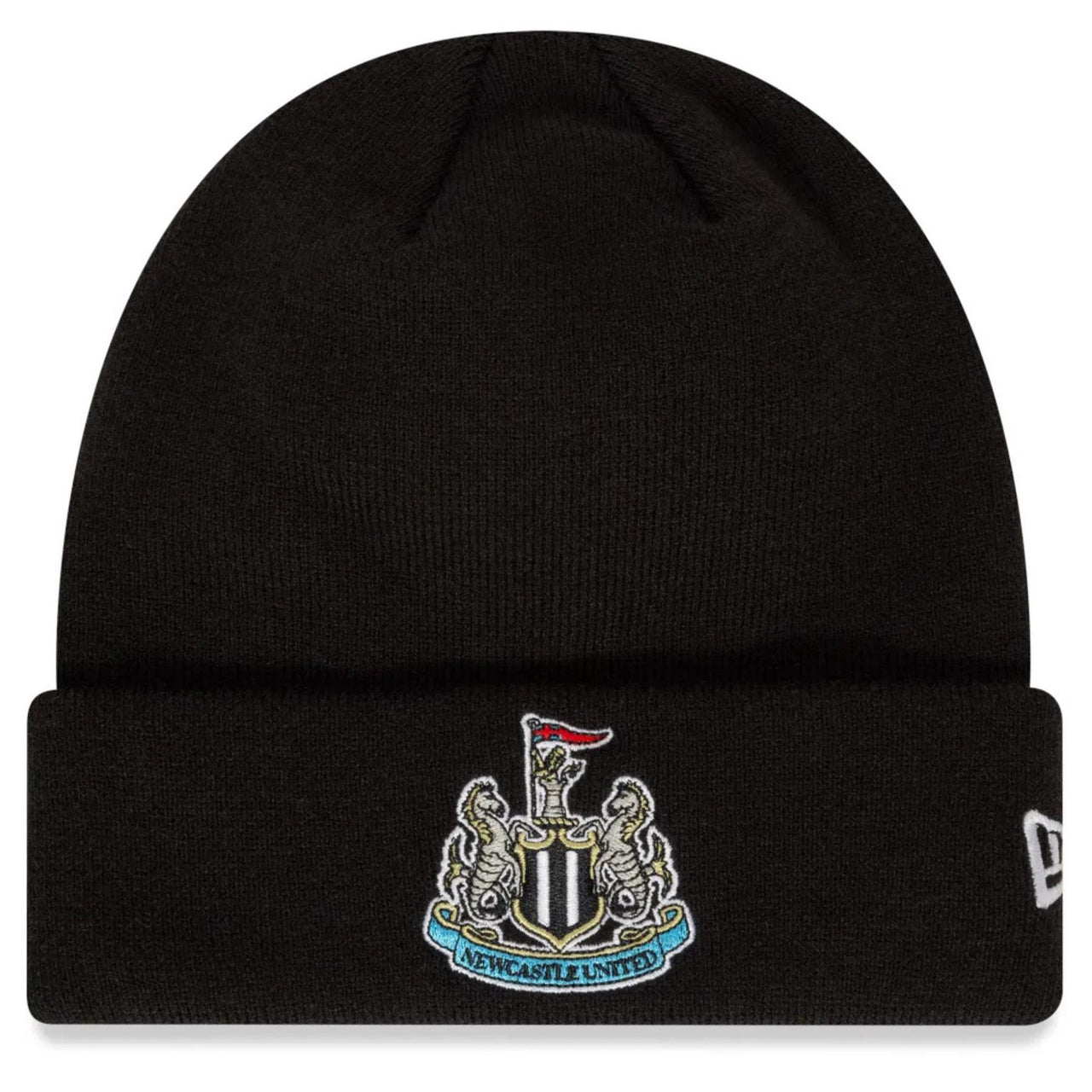 Newcastle United FC New Era Core Cuff Beanie Hat | Black | 2025
