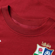 Canterbury British & Irish Lions Rugby Junior Cotton T-Shirt | Red | 2025