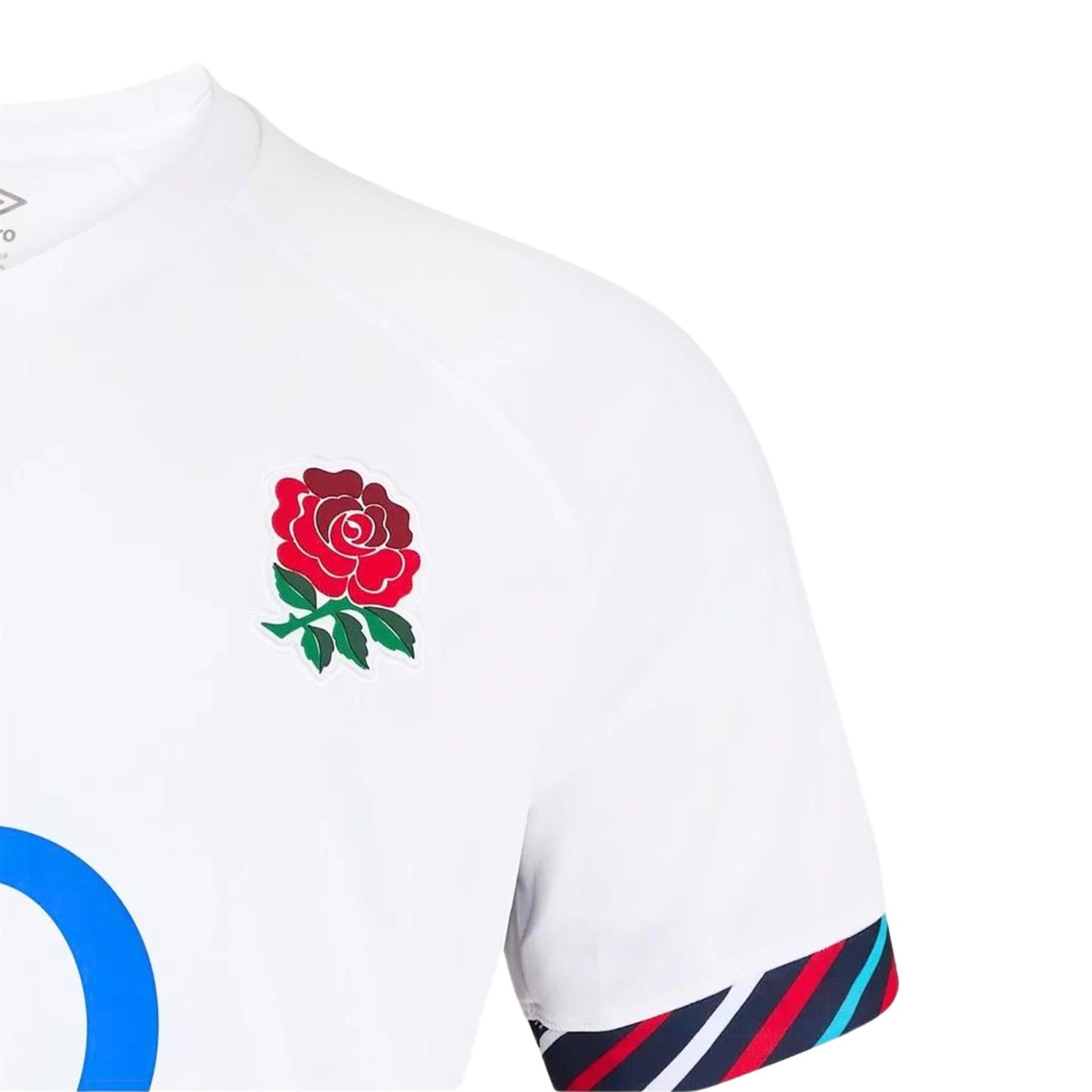 Umbro England Rugby Womens Home Shirt | White | 2024/25