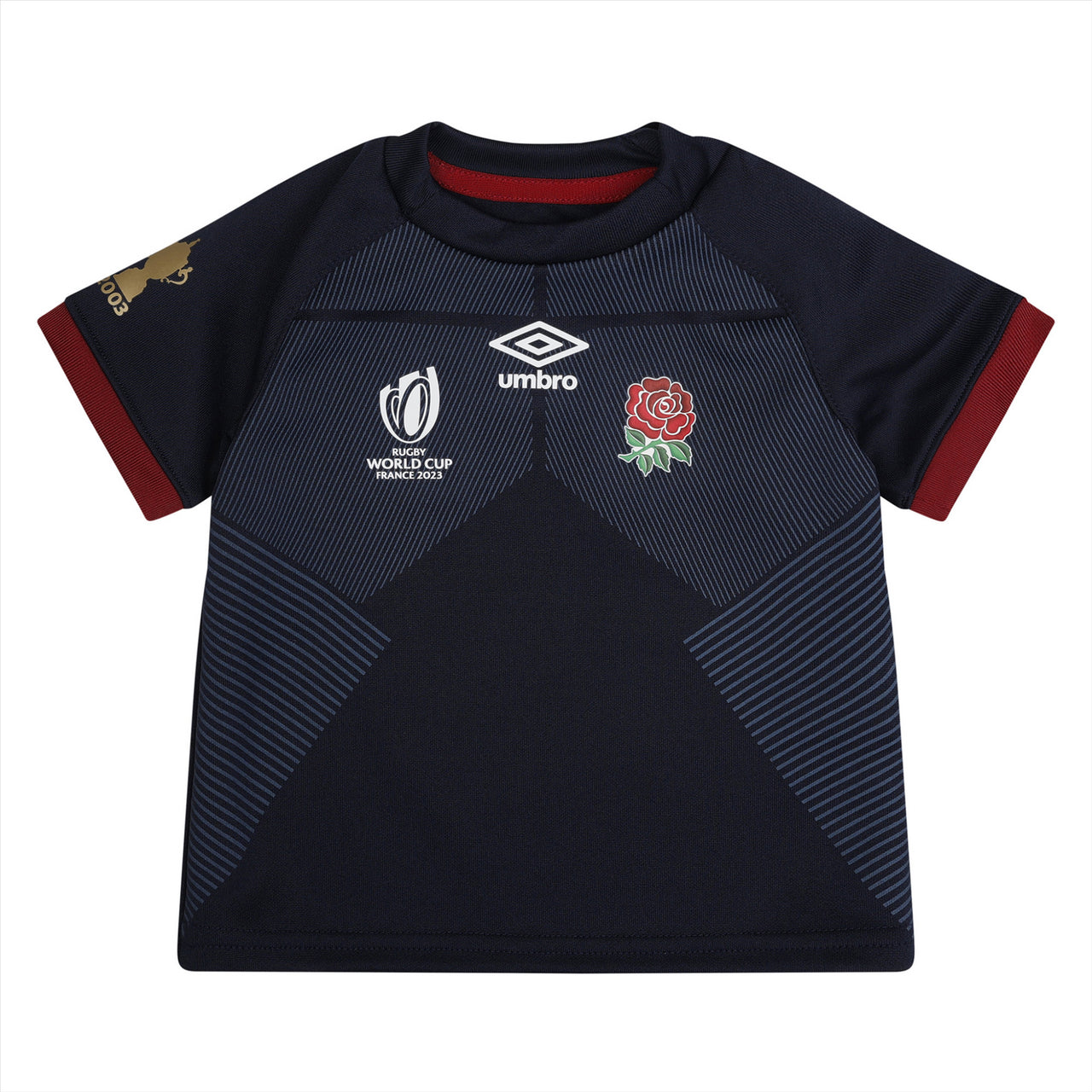 Umbro England Rugby World Cup 2023 Baby Replica Alternate Shirt | Navy