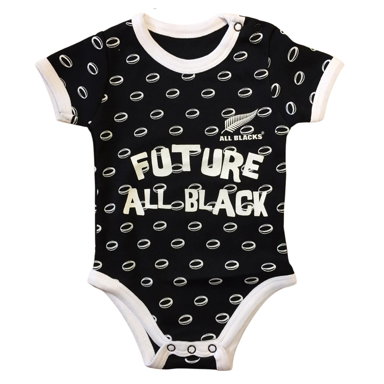 New Zealand All Blacks Rugby Baby Bodysuit