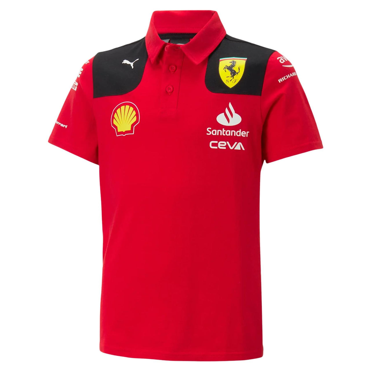Scuderia Ferrari Men's Replica Team Polo Shirt | 2023