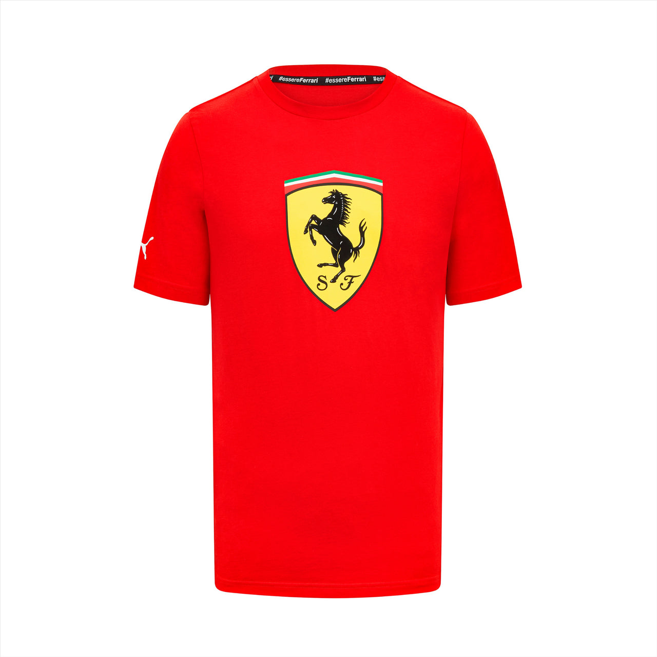 Scuderia Ferrari F1 Puma Men's Large Shield T-Shirt | Red | 2023