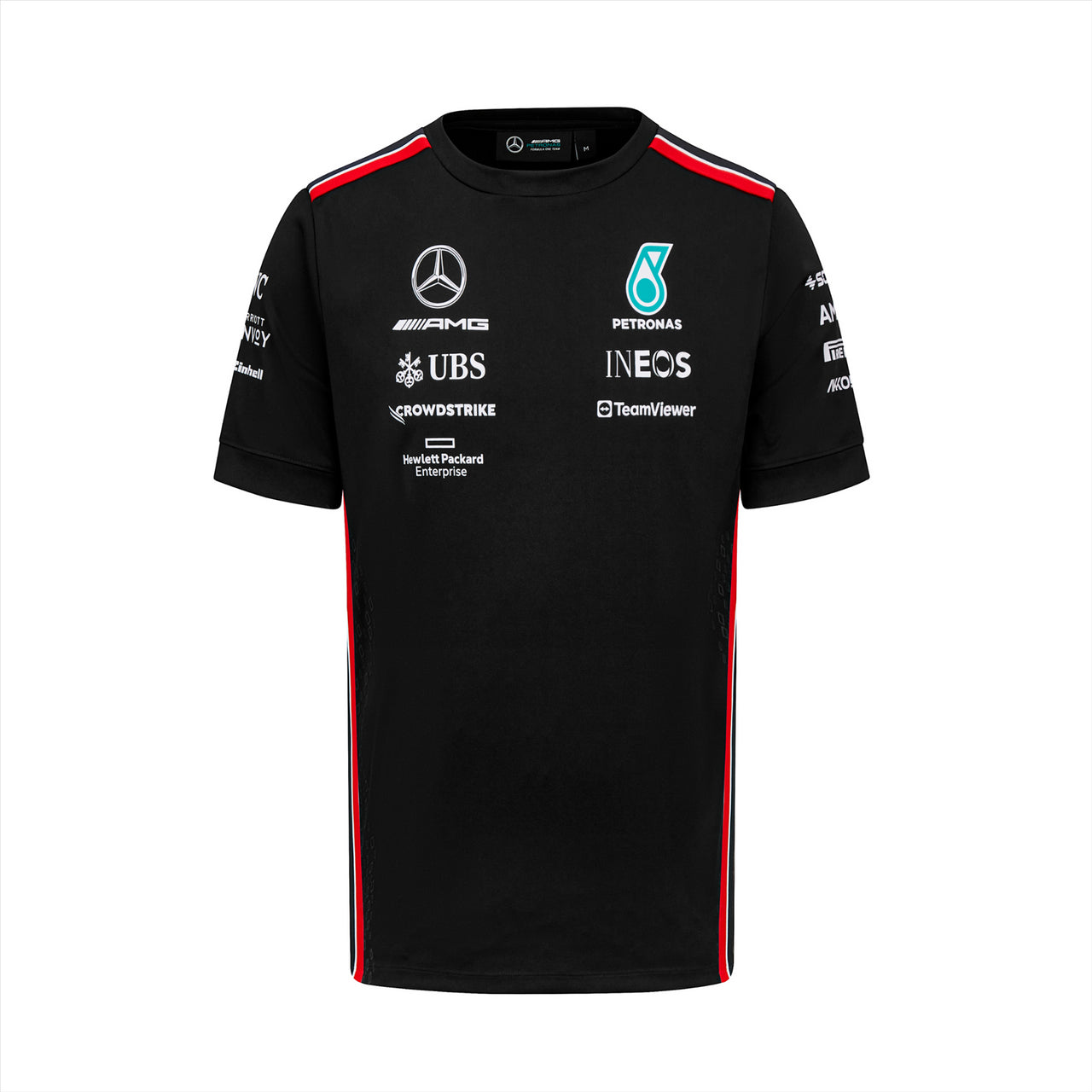Mercedes AMG Petronas F1 Men's Driver T-Shirt | Black | 2023