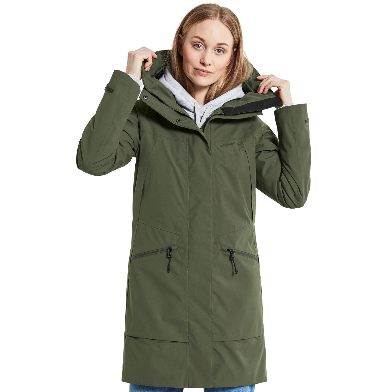 Didriksons Ilma 6 Womens Parka | Deep Green